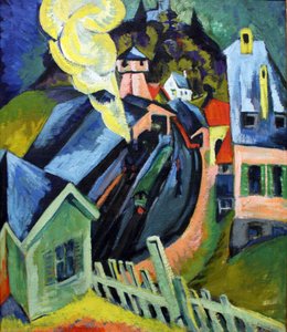 Stazione di Königstein da Ernst Ludwig Kirchner